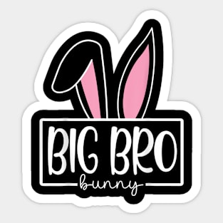 Big Bro Bunny Happy Easter Family Matching Sticker